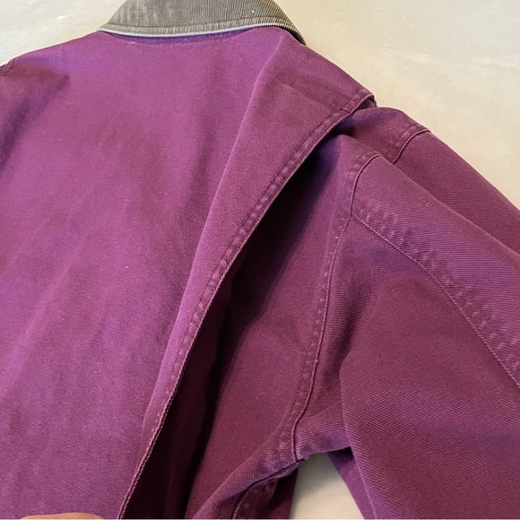 L.L. Bean Women’s Burgundy Barn Jacket Medium - Picture 12 of 13